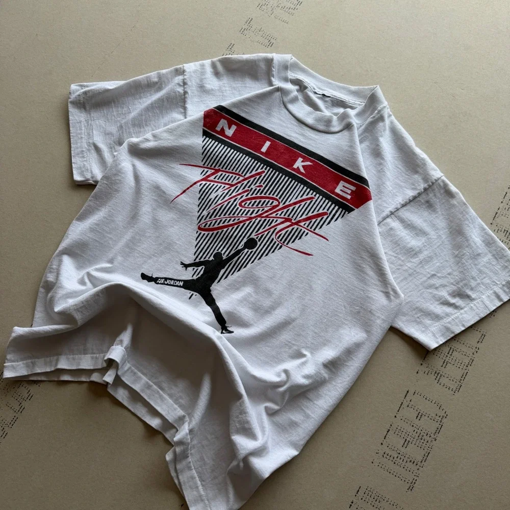 Vintage 80's‎ Rare Nike Air Jordan Flight T-shirt